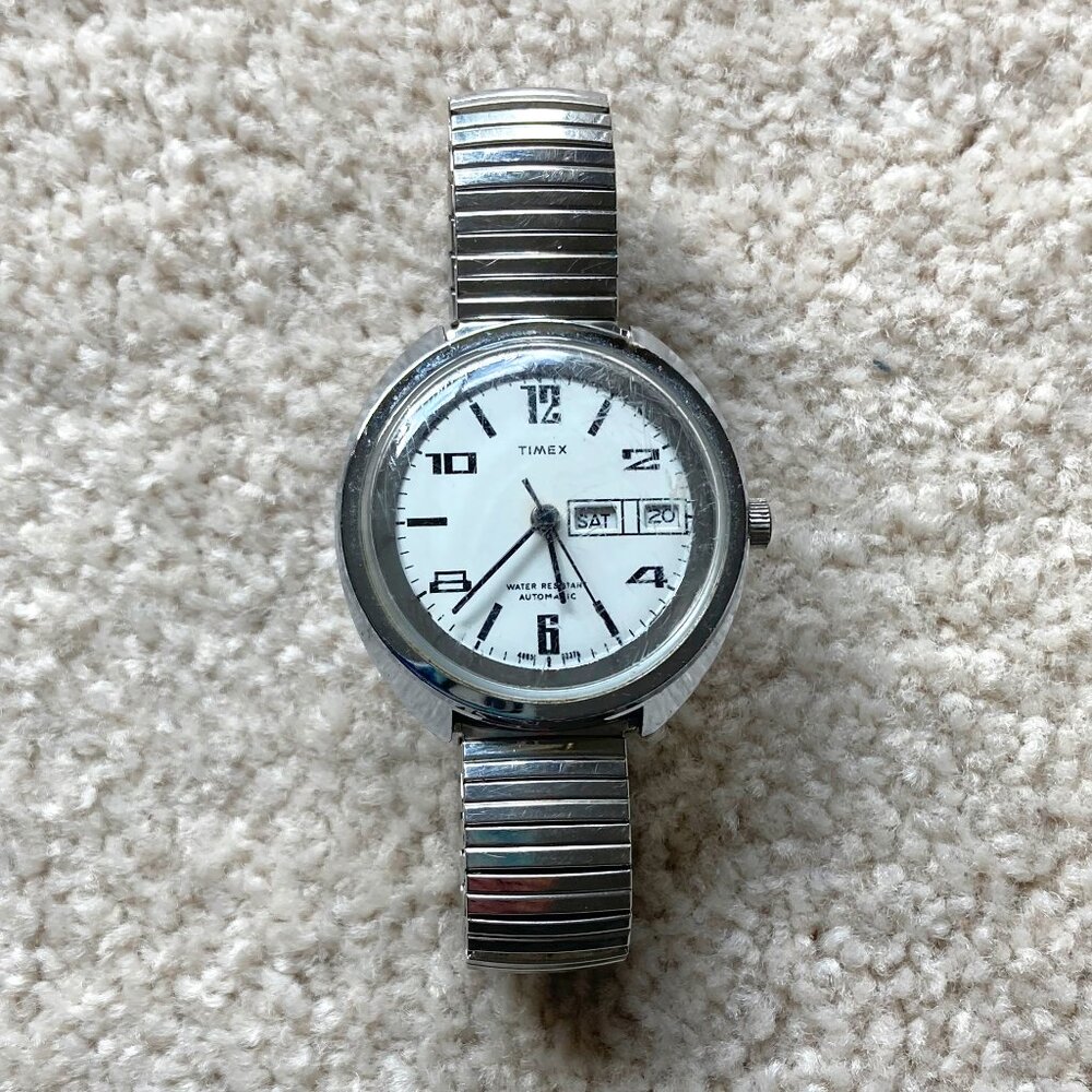 Men's Stainless Steel Analog Timex Watch